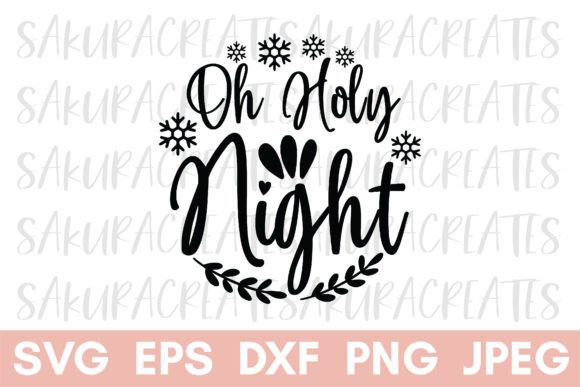 Download Holy Night Christmas Round Ornament - Night Collection