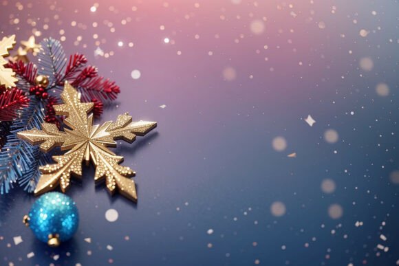 Download Soft Blue Glitter Christmas Background - Premium Resources