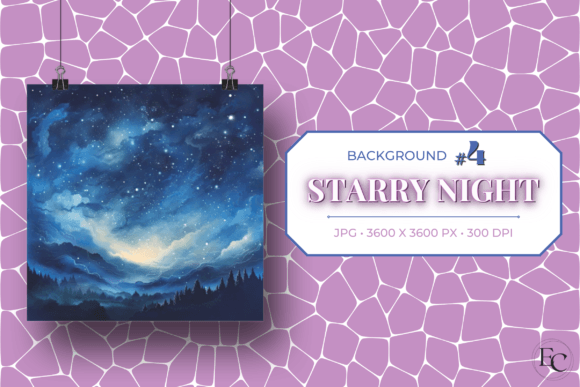 Download Starry Night Magical Background - Night Collection