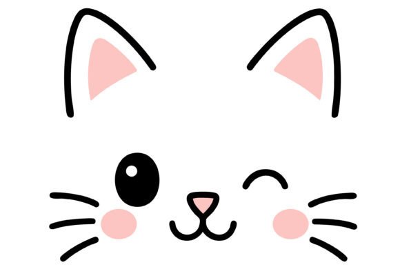 Download Cartoon Cat Face Vector - Cartoon Collection