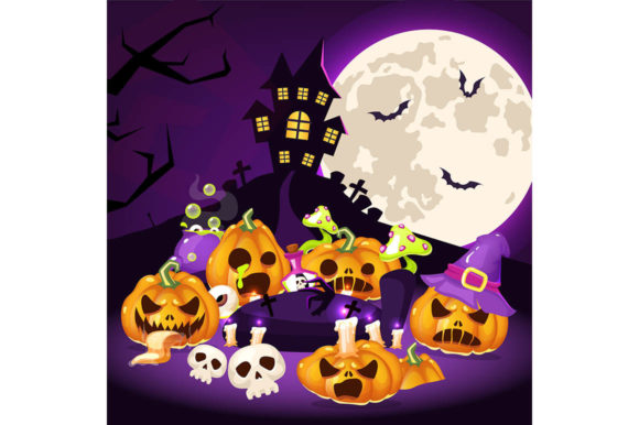 Download Halloween Cartoon Vector Illustration - Cartoon Collection