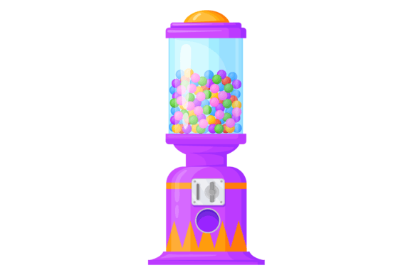 Download Gumball Machine. Cartoon Kid Game with S - Cartoon Collection