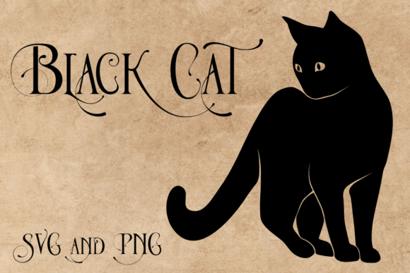 Download SVG PNG Black Cat Silhouette Clip Art - Premium Resources