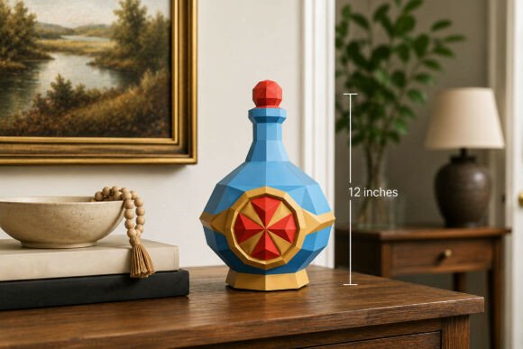 Download Potion Bottle Favor - 3d Papercraf - Potion Collection