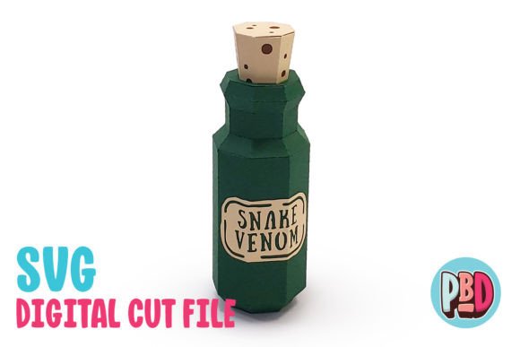 Download Snake Venom Potion 3D Papercraft - Potion Collection