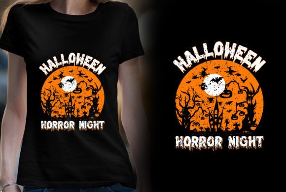 Download Halloween Horror Night T-shirt Design - Night Collection