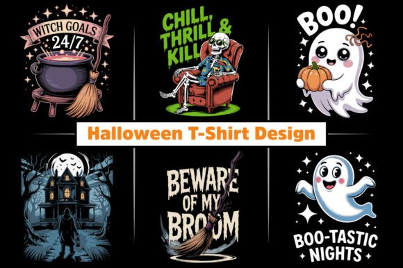 Download Creepy Boo Horror Night T-Shirt Bundle - Night Collection