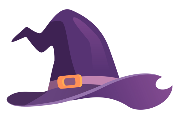 Download Cartoon Witch Hat. Fairytale Retro Cap I - Cartoon Collection